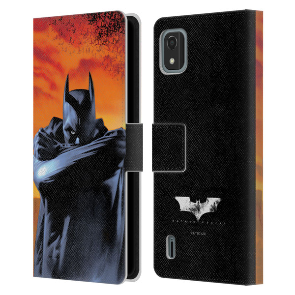 Batman Begins Graphics Character Leather Book Wallet Case Cover For Nokia C2 2nd Edition