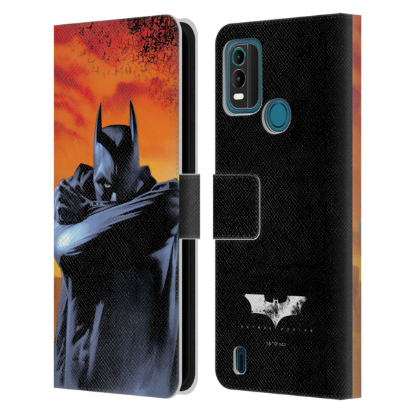 Batman Begins Graphics Character Leather Book Wallet Case Cover For Nokia G11 Plus