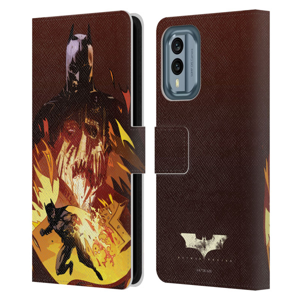 Batman Begins Graphics Scarecrow Leather Book Wallet Case Cover For Nokia X30