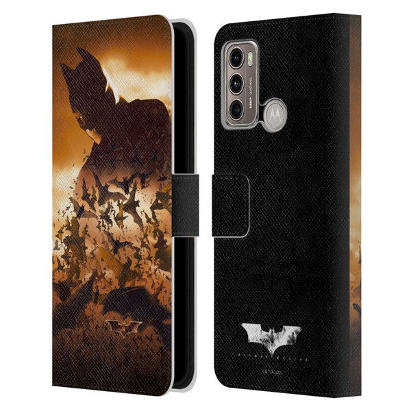 Batman Begins Graphics Poster Leather Book Wallet Case Cover For Motorola Moto G60 / Moto G40 Fusion