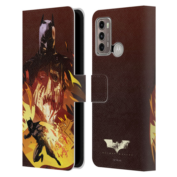 Batman Begins Graphics Scarecrow Leather Book Wallet Case Cover For Motorola Moto G60 / Moto G40 Fusion