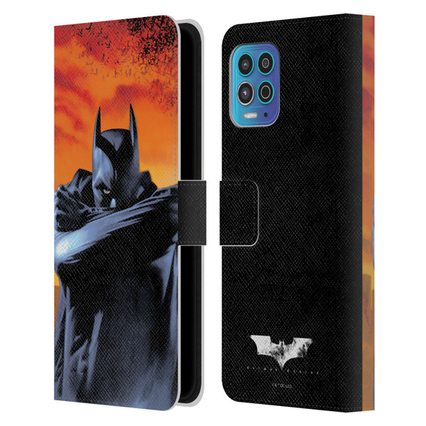 Batman Begins Graphics Character Leather Book Wallet Case Cover For Motorola Moto G100