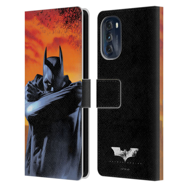 Batman Begins Graphics Character Leather Book Wallet Case Cover For Motorola Moto G (2022)