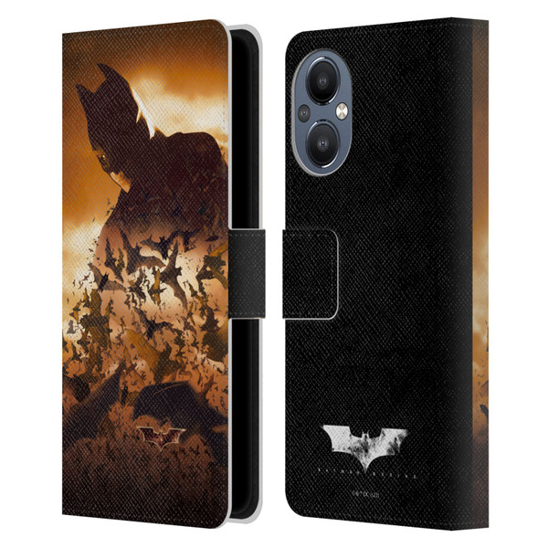 Batman Begins Graphics Poster Leather Book Wallet Case Cover For OnePlus Nord N20 5G