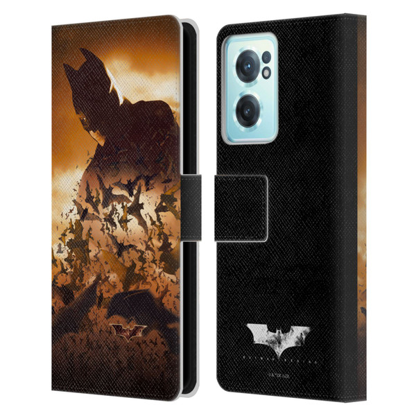 Batman Begins Graphics Poster Leather Book Wallet Case Cover For OnePlus Nord CE 2 5G