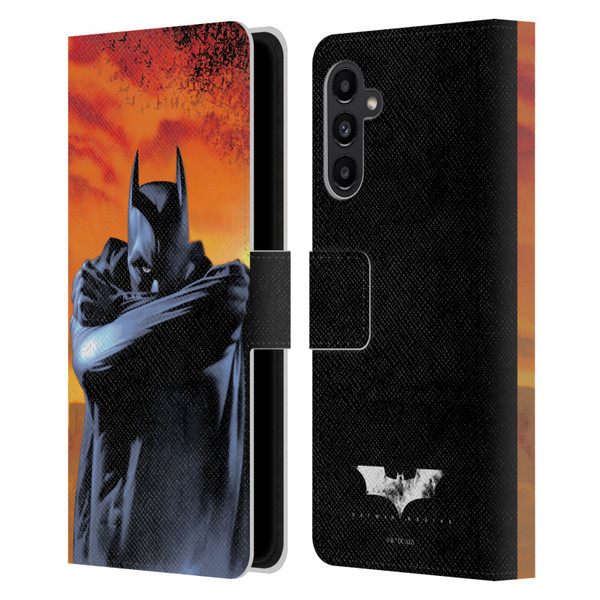 Batman Begins Graphics Character Leather Book Wallet Case Cover For Samsung Galaxy A13 5G (2021)