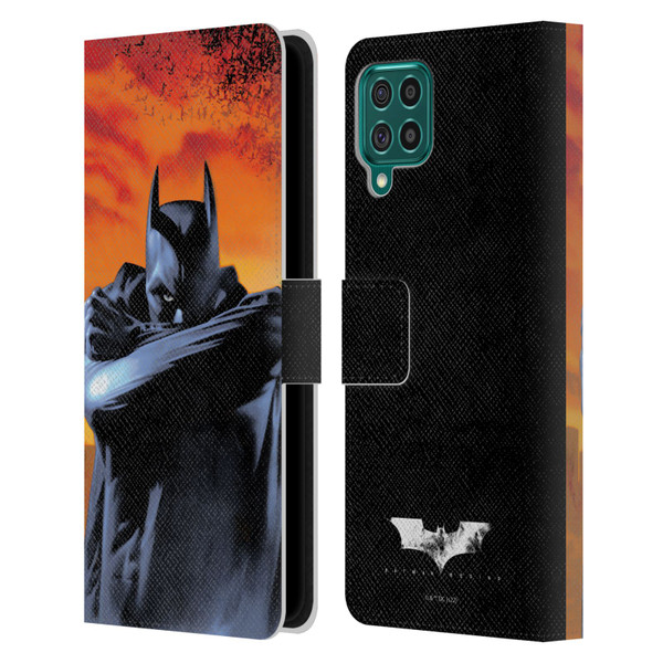 Batman Begins Graphics Character Leather Book Wallet Case Cover For Samsung Galaxy F62 (2021)