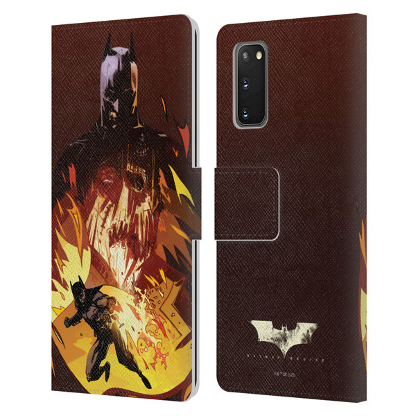 Batman Begins Graphics Scarecrow Leather Book Wallet Case Cover For Samsung Galaxy S20 / S20 5G