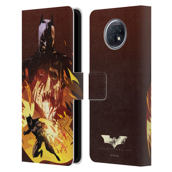 Batman Begins Graphics Scarecrow Leather Book Wallet Case Cover For Xiaomi Redmi Note 9T 5G