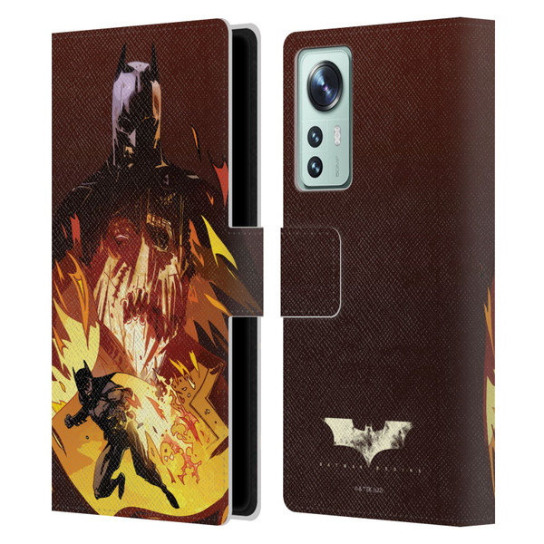 Batman Begins Graphics Scarecrow Leather Book Wallet Case Cover For Xiaomi 12