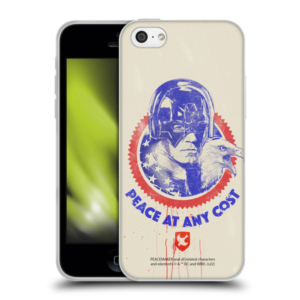 Peacemaker: Television Series Graphics Christopher Smith & Eagly Soft Gel Case for Apple iPhone 5c