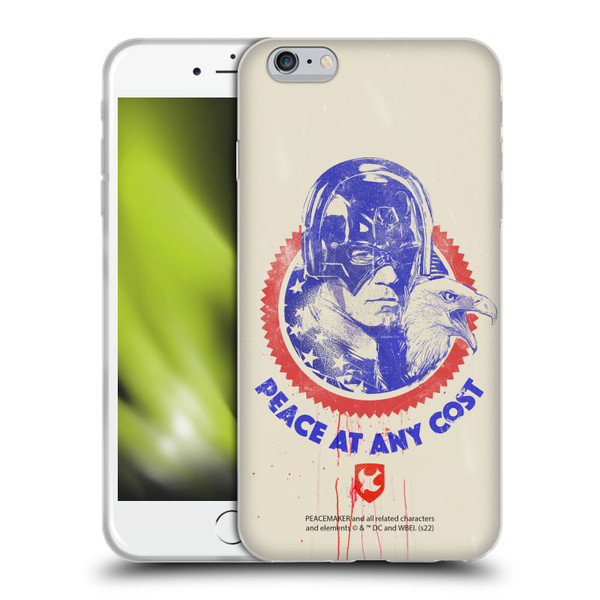 Peacemaker: Television Series Graphics Christopher Smith & Eagly Soft Gel Case for Apple iPhone 6 Plus / iPhone 6s Plus