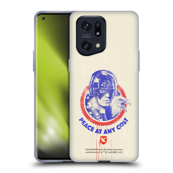 Peacemaker: Television Series Graphics Christopher Smith & Eagly Soft Gel Case for OPPO Find X5 Pro
