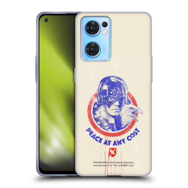 Peacemaker: Television Series Graphics Christopher Smith & Eagly Soft Gel Case for OPPO Reno7 5G / Find X5 Lite
