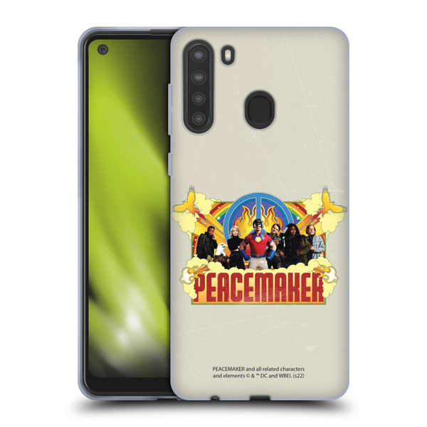 Peacemaker: Television Series Graphics Group Soft Gel Case for Samsung Galaxy A21 (2020)