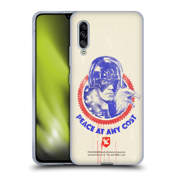 Peacemaker: Television Series Graphics Christopher Smith & Eagly Soft Gel Case for Samsung Galaxy A90 5G (2019)
