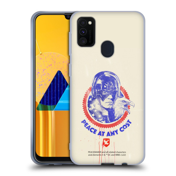Peacemaker: Television Series Graphics Christopher Smith & Eagly Soft Gel Case for Samsung Galaxy M30s (2019)/M21 (2020)