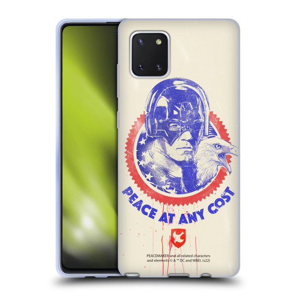 Peacemaker: Television Series Graphics Christopher Smith & Eagly Soft Gel Case for Samsung Galaxy Note10 Lite