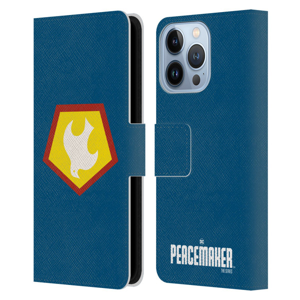 Peacemaker: Television Series Graphics Logo Leather Book Wallet Case Cover For Apple iPhone 13 Pro