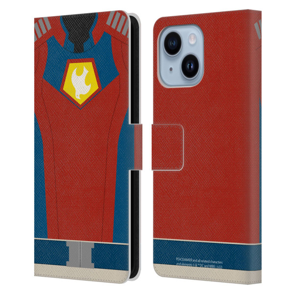 Peacemaker: Television Series Graphics Costume Leather Book Wallet Case Cover For Apple iPhone 14 Plus