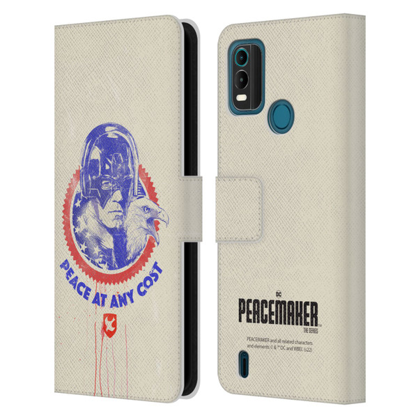 Peacemaker: Television Series Graphics Christopher Smith & Eagly Leather Book Wallet Case Cover For Nokia G11 Plus