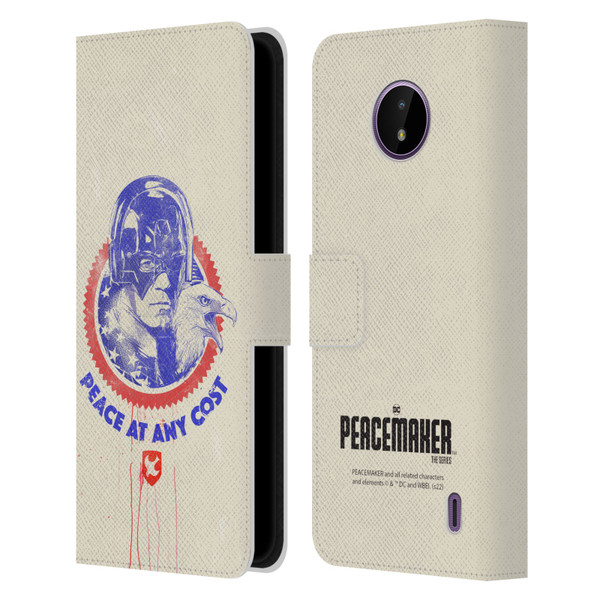 Peacemaker: Television Series Graphics Christopher Smith & Eagly Leather Book Wallet Case Cover For Nokia C10 / C20