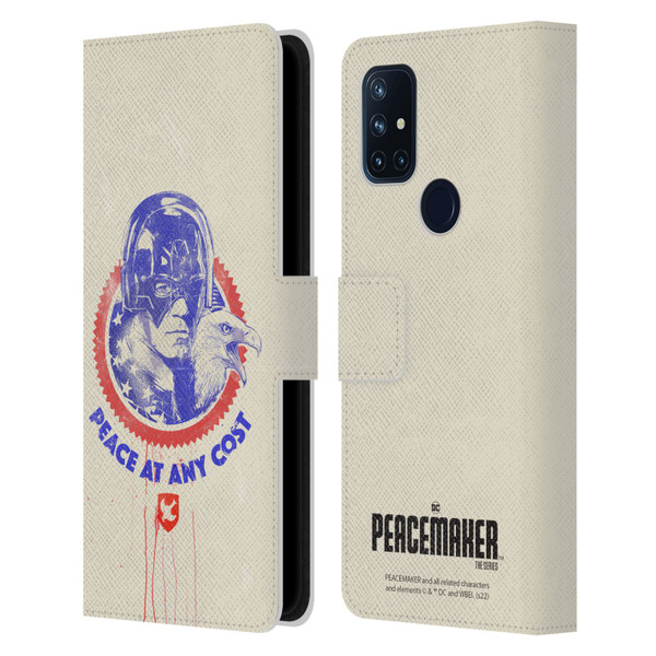 Peacemaker: Television Series Graphics Christopher Smith & Eagly Leather Book Wallet Case Cover For OnePlus Nord N10 5G