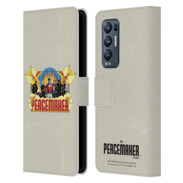 Peacemaker: Television Series Graphics Group Leather Book Wallet Case Cover For OPPO Find X3 Neo / Reno5 Pro+ 5G