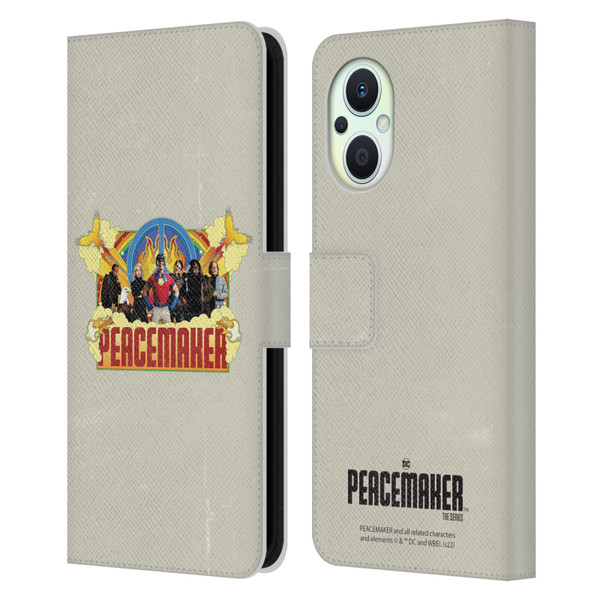 Peacemaker: Television Series Graphics Group Leather Book Wallet Case Cover For OPPO Reno8 Lite