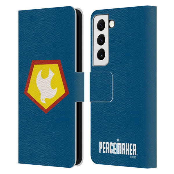 Peacemaker: Television Series Graphics Logo Leather Book Wallet Case Cover For Samsung Galaxy S22 5G