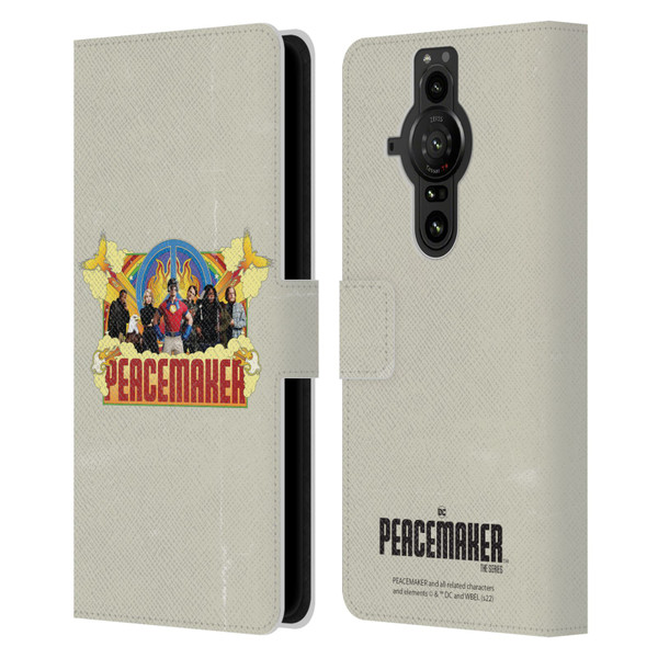 Peacemaker: Television Series Graphics Group Leather Book Wallet Case Cover For Sony Xperia Pro-I