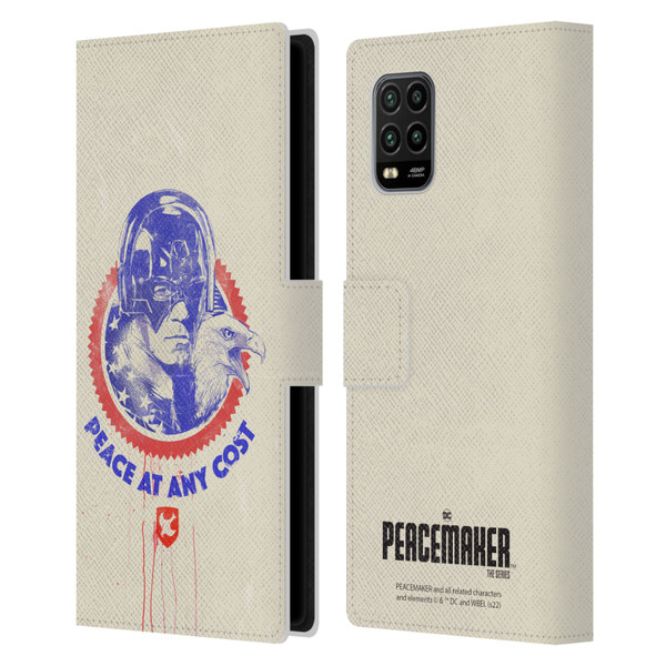 Peacemaker: Television Series Graphics Christopher Smith & Eagly Leather Book Wallet Case Cover For Xiaomi Mi 10 Lite 5G