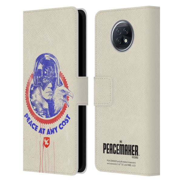 Peacemaker: Television Series Graphics Christopher Smith & Eagly Leather Book Wallet Case Cover For Xiaomi Redmi Note 9T 5G