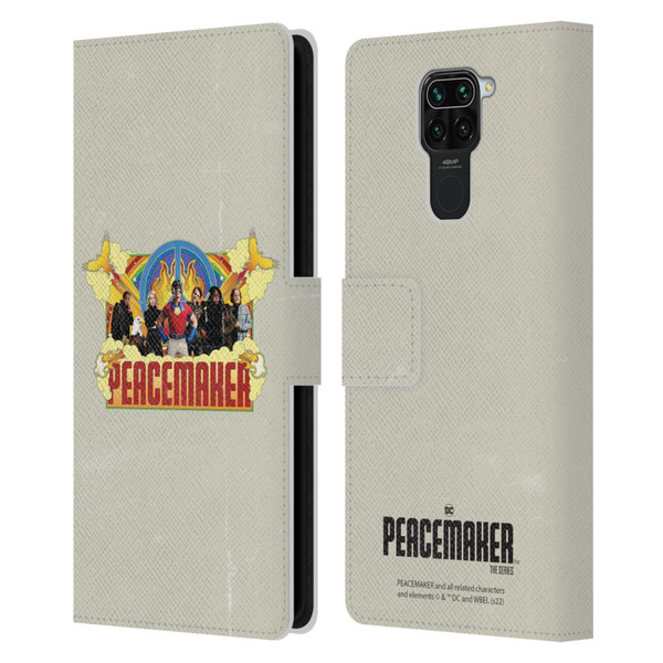 Peacemaker: Television Series Graphics Group Leather Book Wallet Case Cover For Xiaomi Redmi Note 9 / Redmi 10X 4G