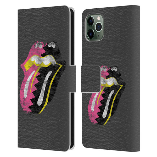 The Rolling Stones Albums Girls Pop Art Tongue Solo Leather Book Wallet Case Cover For Apple iPhone 11 Pro Max