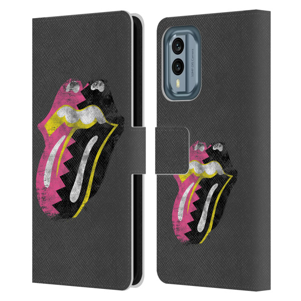 The Rolling Stones Albums Girls Pop Art Tongue Solo Leather Book Wallet Case Cover For Nokia X30