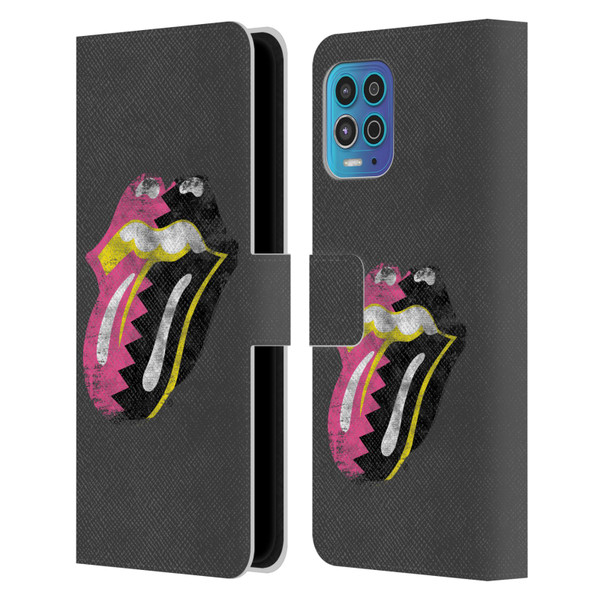 The Rolling Stones Albums Girls Pop Art Tongue Solo Leather Book Wallet Case Cover For Motorola Moto G100