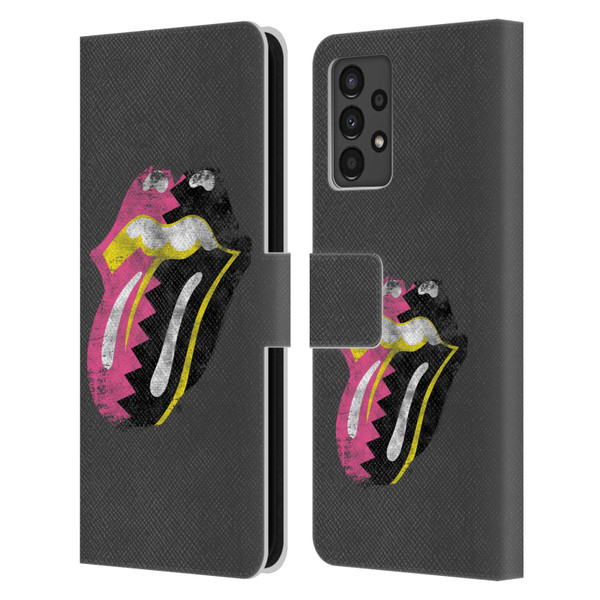 The Rolling Stones Albums Girls Pop Art Tongue Solo Leather Book Wallet Case Cover For Samsung Galaxy A13 (2022)