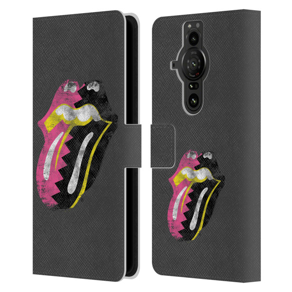 The Rolling Stones Albums Girls Pop Art Tongue Solo Leather Book Wallet Case Cover For Sony Xperia Pro-I