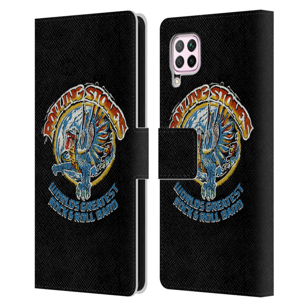 The Rolling Stones Graphics Greatest Rock And Roll Band Leather Book Wallet Case Cover For Huawei Nova 6 SE / P40 Lite