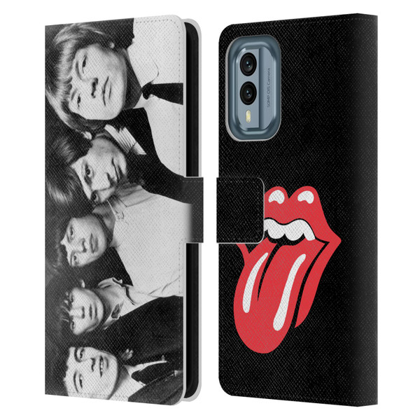 The Rolling Stones Graphics Classic Group Photo Leather Book Wallet Case Cover For Nokia X30