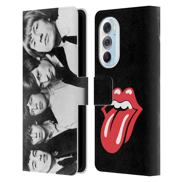 The Rolling Stones Graphics Classic Group Photo Leather Book Wallet Case Cover For Motorola Edge X30