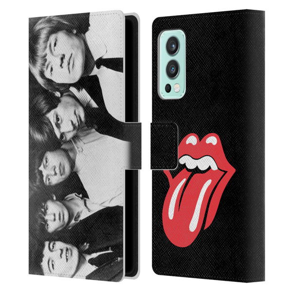 The Rolling Stones Graphics Classic Group Photo Leather Book Wallet Case Cover For OnePlus Nord 2 5G