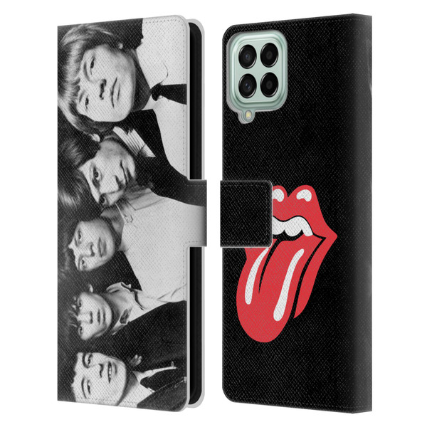 The Rolling Stones Graphics Classic Group Photo Leather Book Wallet Case Cover For Samsung Galaxy M33 (2022)