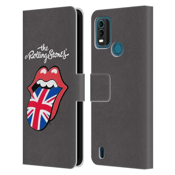 The Rolling Stones International Licks 1 United Kingdom Leather Book Wallet Case Cover For Nokia G11 Plus