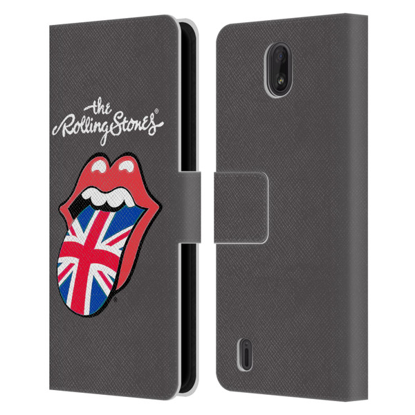 The Rolling Stones International Licks 1 United Kingdom Leather Book Wallet Case Cover For Nokia C01 Plus/C1 2nd Edition