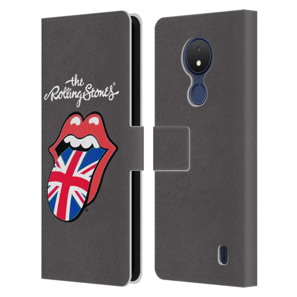 The Rolling Stones International Licks 1 United Kingdom Leather Book Wallet Case Cover For Nokia C21