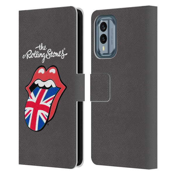 The Rolling Stones International Licks 1 United Kingdom Leather Book Wallet Case Cover For Nokia X30