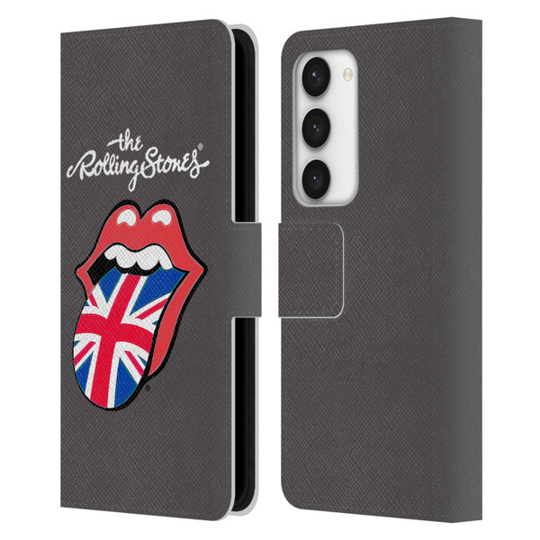 The Rolling Stones International Licks 1 United Kingdom Leather Book Wallet Case Cover For Samsung Galaxy S23 5G