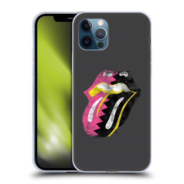 The Rolling Stones Albums Girls Pop Art Tongue Solo Soft Gel Case for Apple iPhone 12 / iPhone 12 Pro